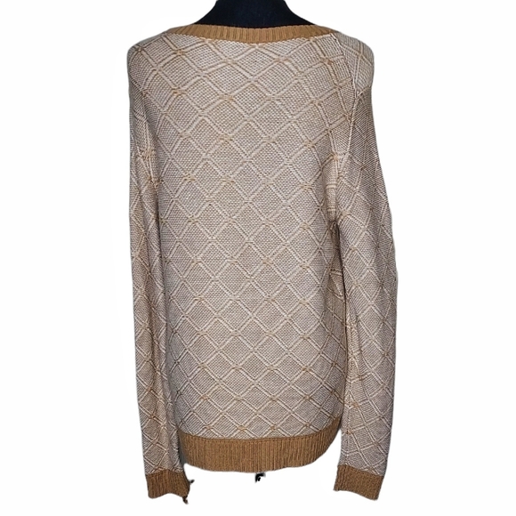 J. Crew Women L Merino Wool Blend Academia Preppy Office Versatile Sweater - Picture 4 of 7